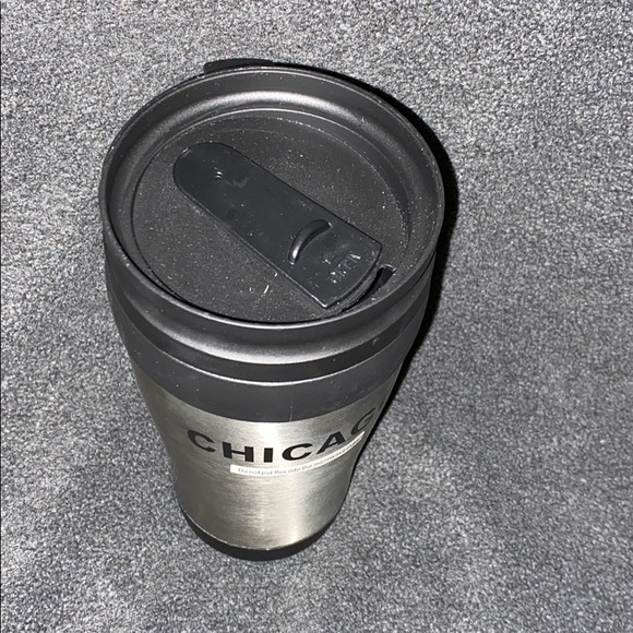 Chicago coffee steel plastic souvenir mug UNUSED - Picture 5 of 7